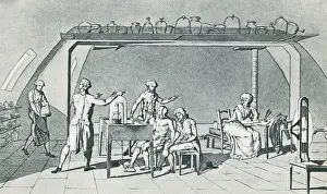 Tower Prints: Antoine Lavoisier, Respiration Experiment