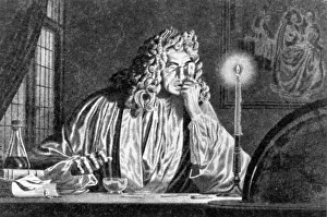 17th Prints: Anton Van Leeuwenhoek, Dutch Microbiologist