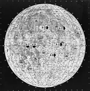 Science Prints: Apollo Landing Sites