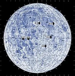 Program Prints: Apollo Landing Sites