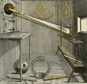 Hevelius Prints: Apparatus of Johannes Hevelius
