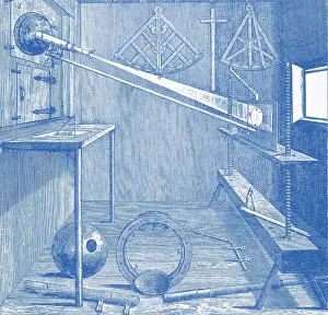 Observatory Prints: Apparatus of Johannes Hevelius