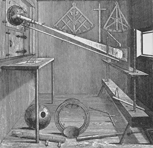 Hevelius Prints: Apparatus of Johannes Hevelius