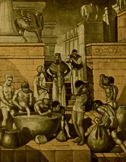 Mesopotamia Prints: The Art of Brewing, Babylon