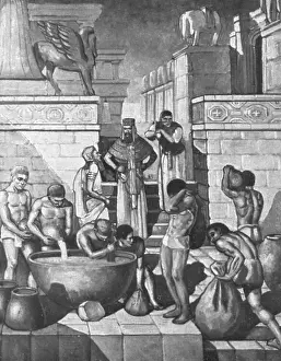 Mesopotamia Prints: The Art of Brewing, Babylon