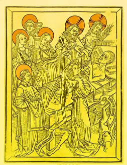 Angels Prints: Art of Dying, Temptation of Pride, 15th Century