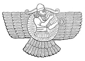 Mesopotamia Prints: Ashur, Assyrian God