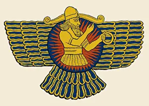 Mesopotamia Prints: Ashur, Assyrian God