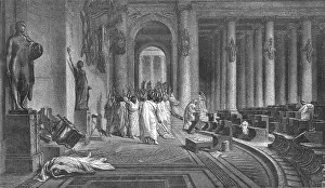 Conqueror Prints: Assassination and Death of Julius Caesar, 44 BC
