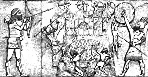Wall Prints: Assyrian Archers Attack Ekron, 712 BC