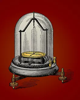 Instrument Prints: Astatic Galvanometer