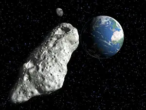 Astronomy Prints: Asteroid, artwork