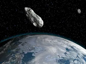 Astronomy Prints: Asteroid, artwork