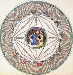 Universe Prints: Astrologer in the Zodiac
