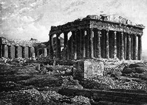 Order Prints: Athenian Acropolis, Parthenon, 1841