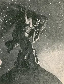 Sphere Prints: Atlas Supporting the Heavens