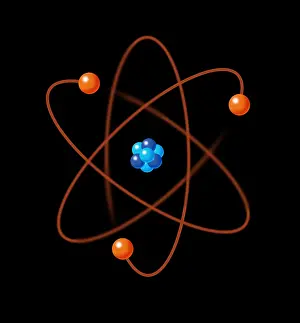 Subatomic Prints: Atomic Model, Illustration