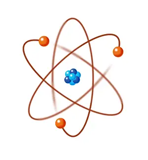 Subatomic Prints: Atomic Model, Illustration