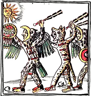 Icon Prints: Aztec Warriors, Codex Florentine, 16th Century