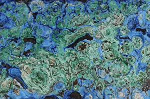 Stone Prints: Azurite and Malachite