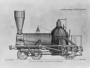 Engine Prints: Baldwin Steam Locomotive, 1841