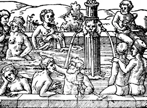 Playing Prints: Balneology, Open-Air Bath, 1571
