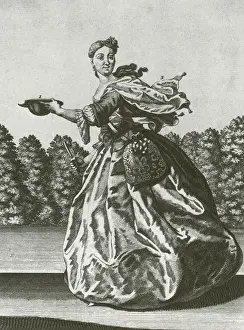 Wife Prints: Barber-Surgeon's Wife, 18th Century