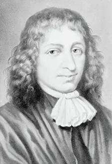 17th Prints: Baruch Spinoza, Jewish-Dutch Philosopher
