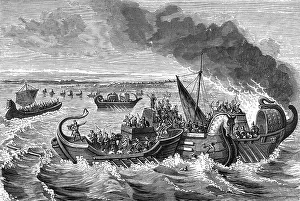 Battleship Prints: Battle of Morbihan, 56 BC