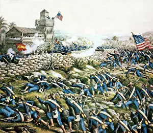 Force Prints: Battle of San Juan Hill, Buffalo Soldiers, 1898