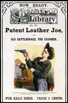 Cowboys, American West Prints: Beadle's Half Dime Library, 'Patent Leather Joe'