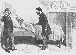Detector Prints: Bell Looking For Bullet In Garfield, 1881