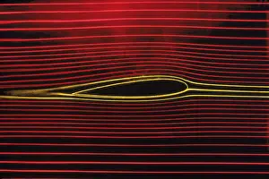 Flow Prints: Bernoulli Principle