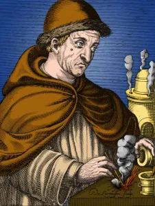 Order Prints: Berthold Schwarz, German Alchemist