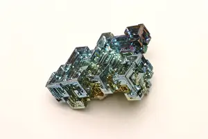 Mixed Science Images Prints: Bismuth Crystals