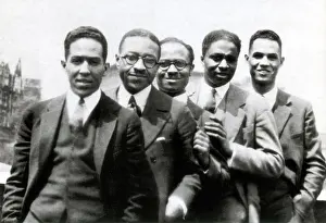 Best Sellers Part II Prints: Black American Poet, Langston Hughes And Friends, 1924