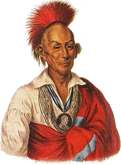 Warriors Prints: Black Hawk, Sauk Indian Leader