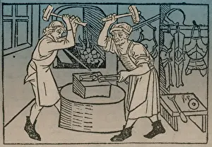 Smith Prints: Blacksmiths, Medieval Tradesmen