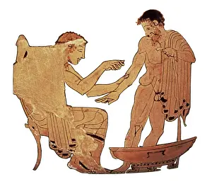 Patient Prints: Bloodletting of Ancient Greek Patient, 480-470 BC