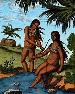 Humors Prints: Bloodletting, Central American Indians