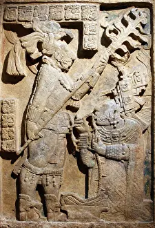 Maya Prints: Bloodletting Ritual, 709 AD