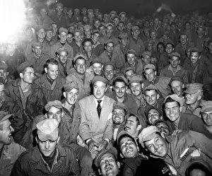 1950 Prints: Bob Hope Entertains Troops in Korea, 1950