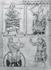 Text Prints: Boethius, Medieval Philosopher