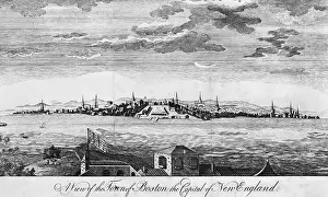 Cities Prints: Boston in 1787