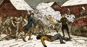Colonial Prints: Boston Massacre, 1770