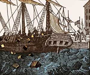 Party Prints: Boston Tea Party, 1773