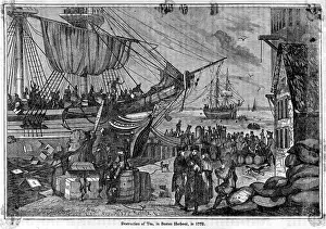 Icon Prints: Boston Tea Party, 1773