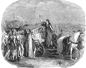 Boudica Leading Rebellion, 60 AD