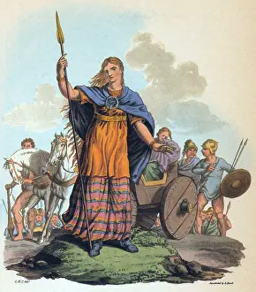 Warriors Prints: Boudica, Queen of Iceni