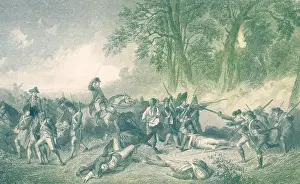 British History Prints: Braddock's Defeat, 1755